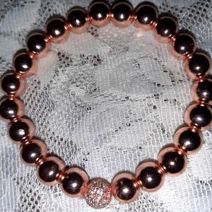 Rose Bead Bracelet